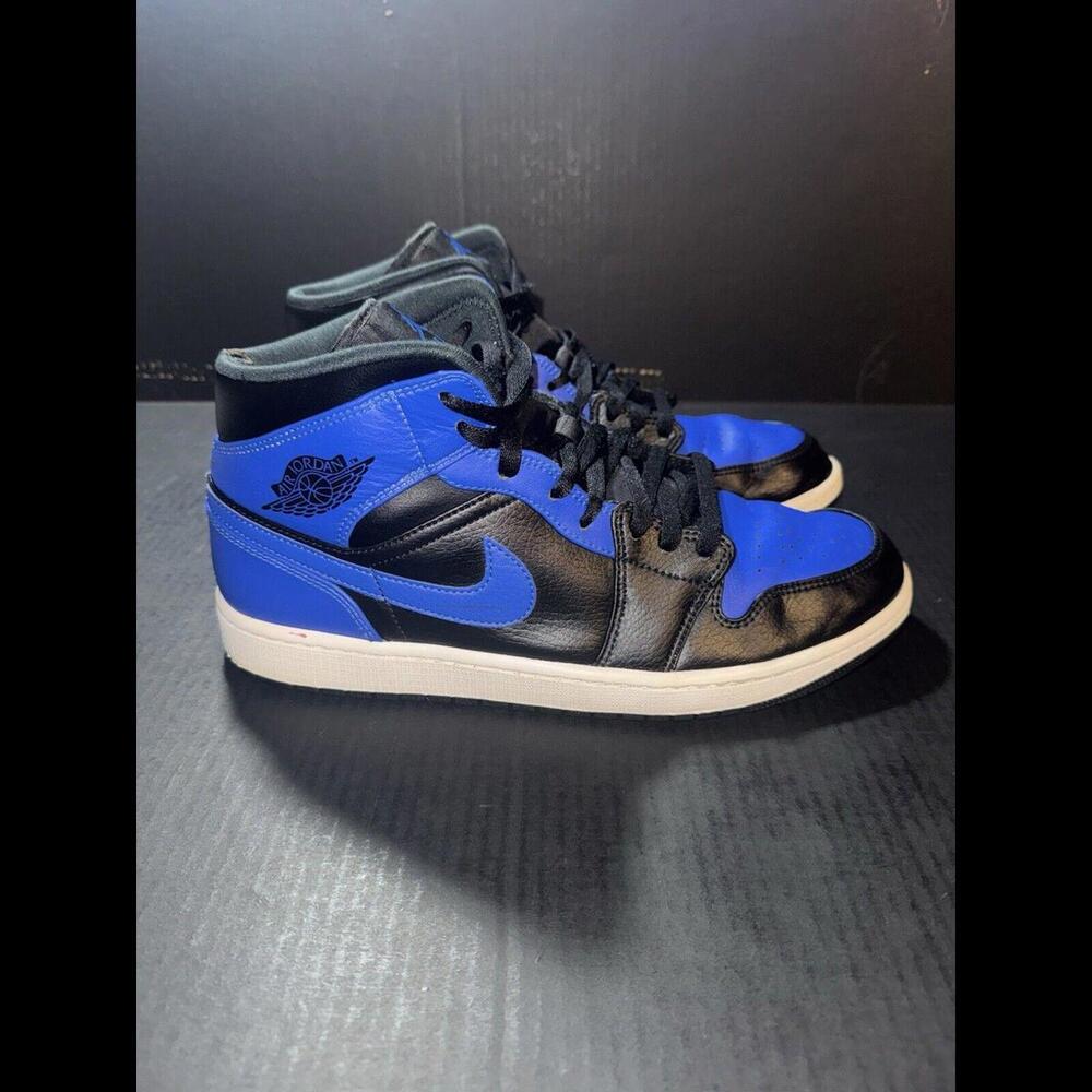 Nike Air Jordan 1 Mid 'Hyper Royal' - 554724-077 - Size 11.5